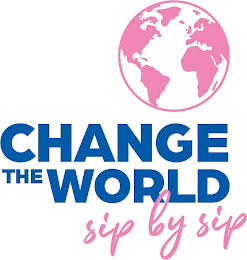 CHANGE THE WORLD SIP BY SIP logo