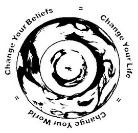 CHANGE YOUR BELIEFS = CHANGE YOUR LIFE = CHANGE YOUR WORLD = logo