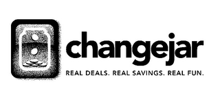 CHANGEJAR REAL DEALS. REAL SAVINGS. REAL FUN. logo