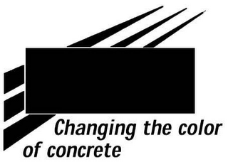 CHANGING THE COLOR OF CONCRETE logo