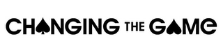 CHANGING THE GAME logo