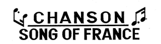 CHANSON SONG OF FRANCE logo