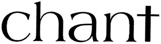 CHANT logo