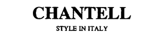 CHANTELL STYLE IN ITALY logo