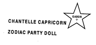 CHANTELLE CAPRICORN ZODIAC PARTY DOLL GABOR + logo