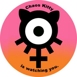 CHAOS KITTY IS WATCHING YOU. logo