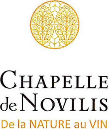 CHAPELLE DE NOVILIS DE LA NATURE AU VIN logo