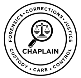 CHAPLAIN FORENSICS • CORRECTIONS • JUSTICE CUSTODY • CARE • CONTROL logo