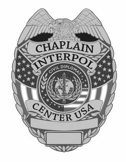CHAPLAIN INTERPOL CENTER USA CIVIL DIPLOMAT logo