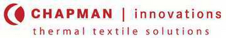 CHAPMAN INNOVATIONS, THERMAL TEXTILE SOLUTIONS logo