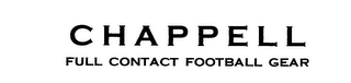CHAPPELL FULL CONTACT FOOTBALL GEAR logo