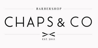 CHAPS & CO BARBERSHOP EST. 2015 logo