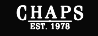 CHAPS EST. 1978 logo