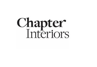 CHAPTER INTERIORS logo