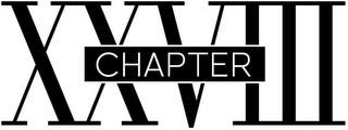 CHAPTER XXVIII logo