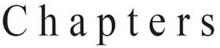 CHAPTERS logo