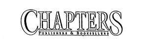 CHAPTERS PUBLISHERS & BOOKSELLERS logo