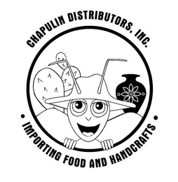 CHAPULIN DISTRIBUTORS, INC. · IMPORTING FOOD AND HANDCRAFTS · logo