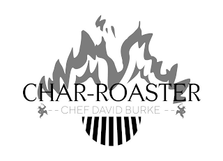 CHAR-ROASTER CHEF DAVID BURKE logo