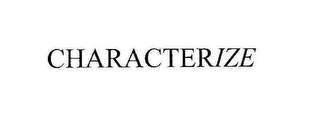 CHARACTERIZE logo