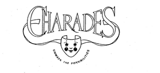 CHARADES UNMASK THE POSSIBILITIES logo