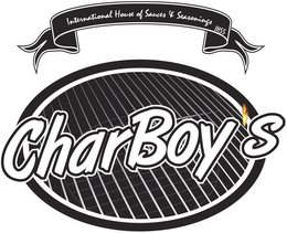 CHARBOY'S INTERNATIONAL HOUSE OF SAUCES& SEASONINGS logo