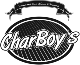 CHARBOY'S INTERNATIONAL HOUSE OF SAUCES& SEASONINGS logo