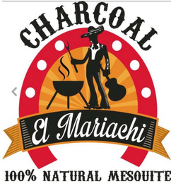 CHARCOAL EL MARIACHI 100% NATURAL MESQUITE logo