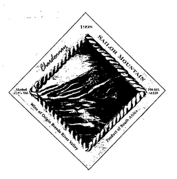 CHARDONNAY SAILOR MOUNTAIN PRODUCT OF SOUTH AFRICA WINE OF ORIGIN BREEDE RIVER VALLEY logo