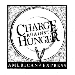 CHARGE AGAINST HUNGER AMERICAN EXPRESS logo