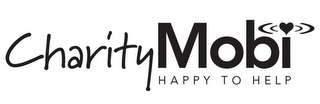 CHARITYMOBI HAPPY TO HELP logo