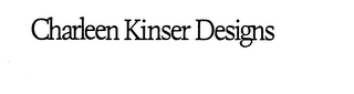 CHARLEEN KINSER DESIGNS logo