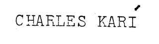 CHARLES KARI logo