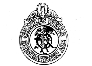 CHARLES WELLS BOMBARDIER ALE BEDFORD ALES logo