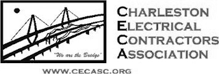 CHARLESTON ELECTRICAL CONTRACTORS ASSOCIATION "WE ARE THE BRIDGE" WWW.CECASC.ORG logo