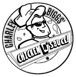 CHARLEY BIGGS' CHICKEN N' SAUCE! CB logo