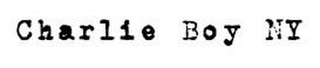 CHARLIE BOY NY logo