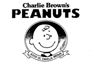 CHARLIE BROWN'S PEANUTS GOOD OL' CHARLIE BROWN SCHULZ logo