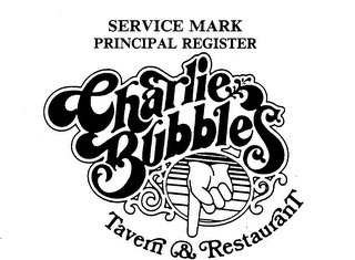 CHARLIE BUBBLES TAVERN & RESTAURANT logo