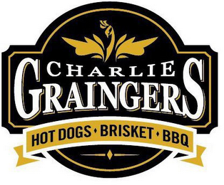 CHARLIE GRAINGERS HOT DOGS logo