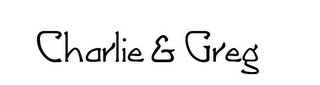 CHARLIE & GREG logo