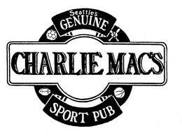 CHARLIE MAC'S SEATTLE'S GENUINE SPORT PUB logo