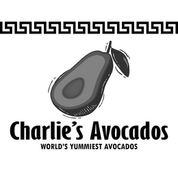 CHARLIE'S AVOCADOS WORLD'S YUMMIEST AVOCADOS logo