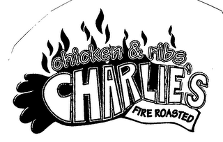 CHARLIE'S FIRE ROASTED CHICKEN & RIBS logo