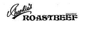 CHARLIE'S INTERNATIONAL ROASTBEEF logo