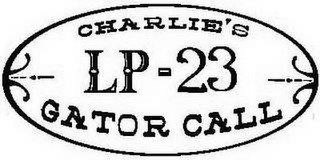 CHARLIE'S LP-23 GATOR CALL logo