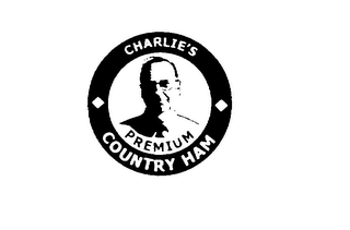 CHARLIE'S PREMIUM COUNTRY HAM logo