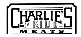 CHARLIE'S PRIDE MEATS logo