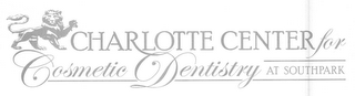 CHARLOTTE CENTER FOR COSMETIC DENTISTRY AT SOUTHPARK logo