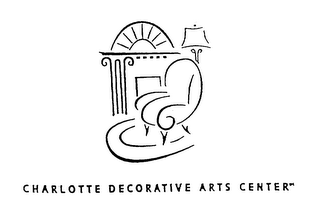 CHARLOTTE DECORATIVE ARTS CENTER logo